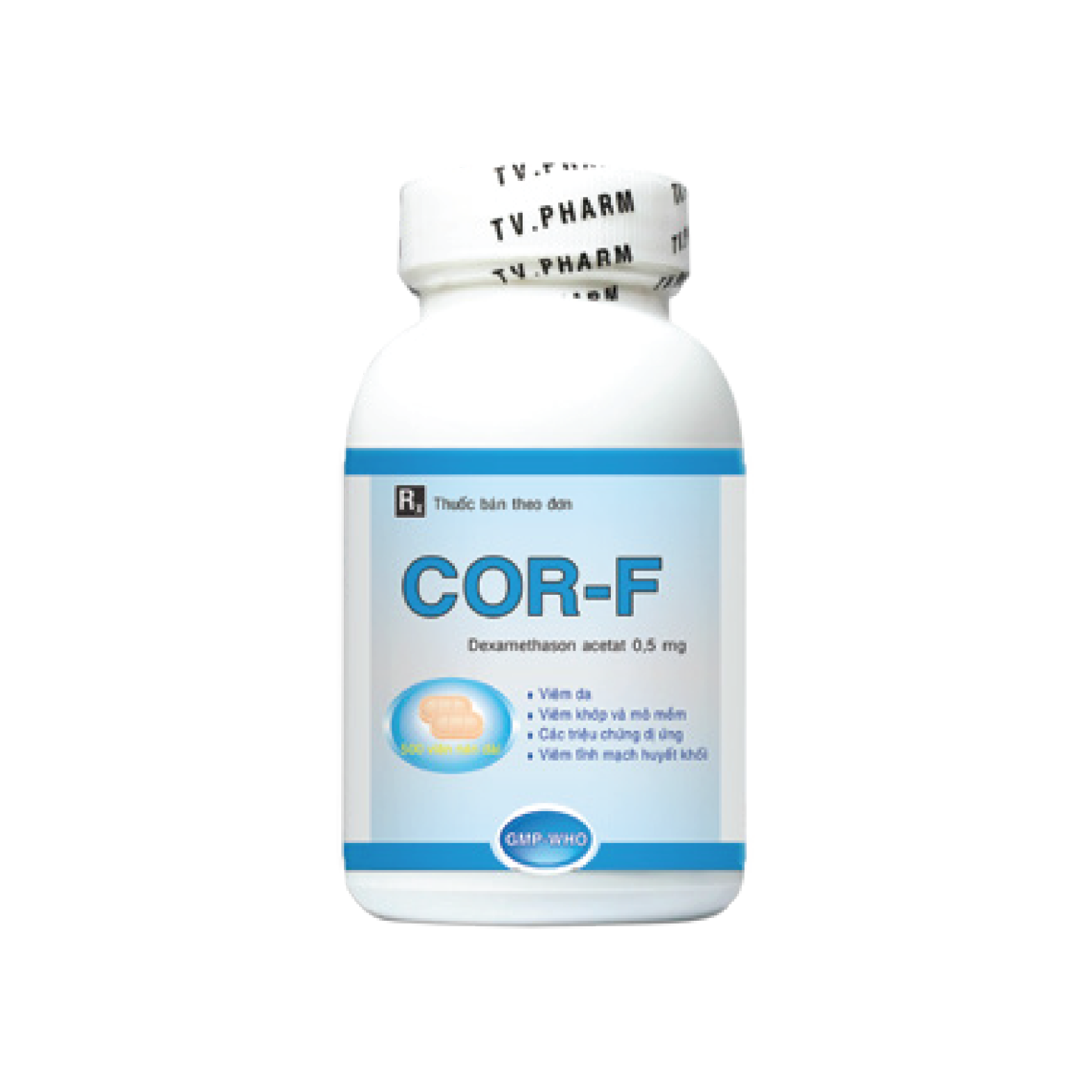 Viên nén Cor F (caplet) C/500